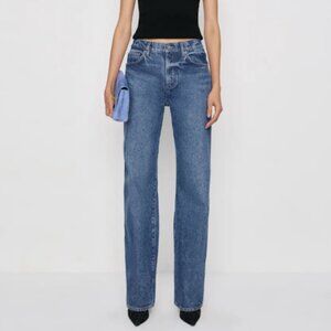 Reformation Val 90s Mid Rise Straight Jeans (size 25)